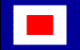 International Alphabet Flag, Letter W